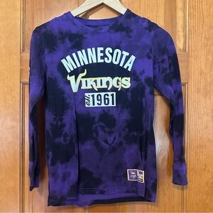 NFL Minnesota Vikings Tie-Dye Long Sleeve Kids Tee